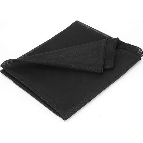 Tissu de Protection Imperméable pour Enceintes, Housse Respirante Grille Acoustique Noire (1/5)