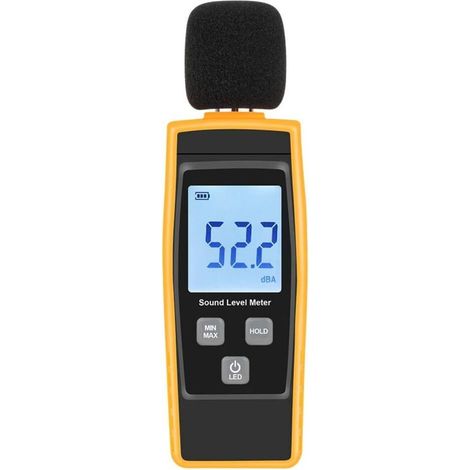 V·RESOURCING 30130 dB Manual Sound Level Tester Noise Meter Decibel with Backlit Digital LCD Display for Indoor/Outdoor Use [Max/Min/Hand Function]