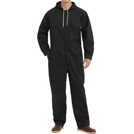 Work Suit Men Women Multipocket Blue Work Mechanics Overalls Work Overall Overall Hooded (1/5)