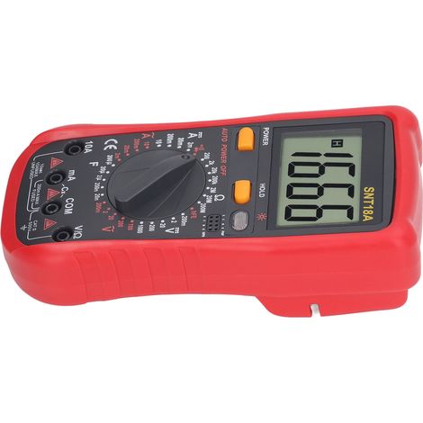 Multimètre numérique professionnel 1000V CC 750V CA, mesure de tension et courant avec écran LCD (1/5)