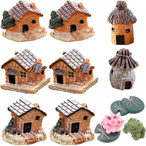 Pièces DIY Micro Paysage Décor Jardin Miniature Decoration Décoration Jardin Miniature Mini Jardin Miniature Décoration Bouteille Mousse Décoration Artisanat Bonsaï (1/5)