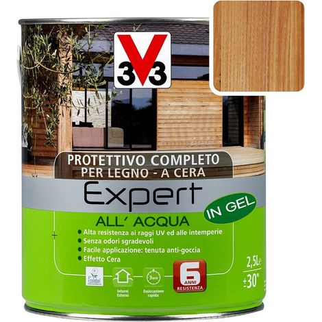 Protettivo V33 ad acqua lt 2,50 expert noce medio