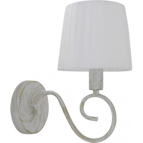FAB 155161075  Applicare Amsterdam 1xe14 Bianco/oro 28x15x25 Cm