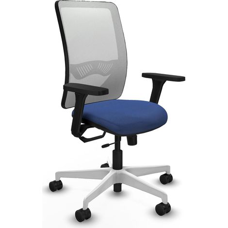 Chaise de bureau piqueras y crespo Zulema blanc mousse découpée (1/2)