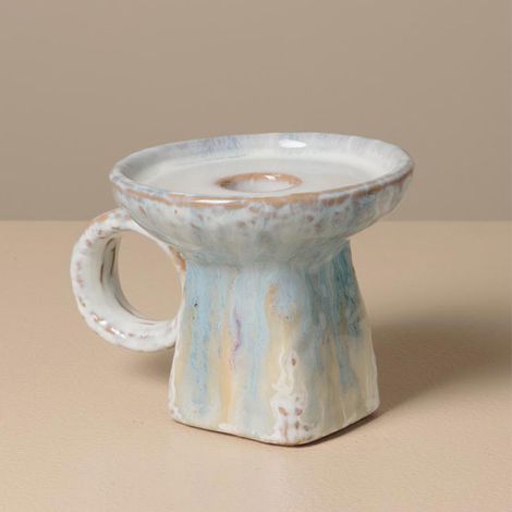 Bougeoir céramique Azul 10x9x12cm (1/5)