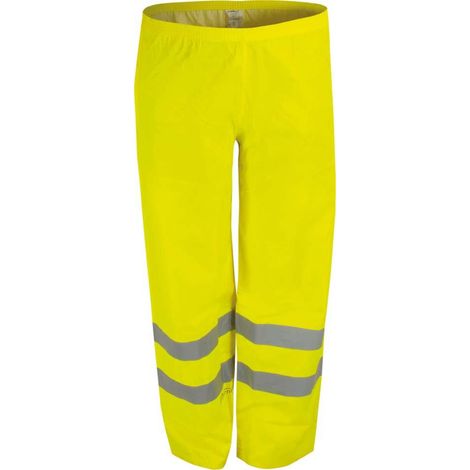 Pantalon de pluie Haute visibilité JAUNE Taille S, jaune (1/4)
