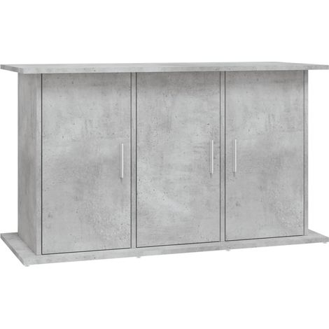 Base per mobiletto per acquario 101 x 41 x 58 cm legno ingegnerizzato grigio 020045043