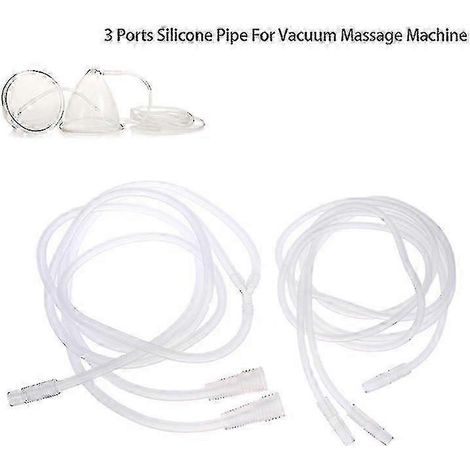 Appareil de massage par aspiration à 3 ports pour l'agrandissement et le lifting des seins, avec raccord de tuyau, Happy H SZRH (1/4)
