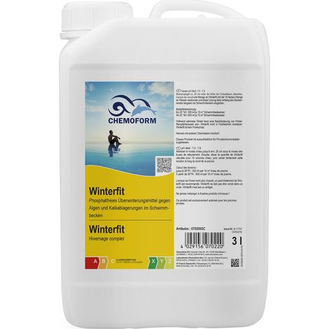 Chemoform Winterfit 3 l Überwinterungsmittel für Pools Schwimmbecken