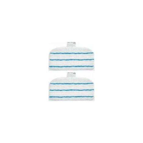 Patins en microfibre FSMP20-XJ rectangulaires pour balai vapeur, technologie EasyGlide Crezuo (1/4)