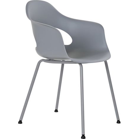 Metallstuhl PP 56x54x80 Hellgrau Matte PP Metal Multicolored Color Family Family Chairs und Details Details (1/5)
