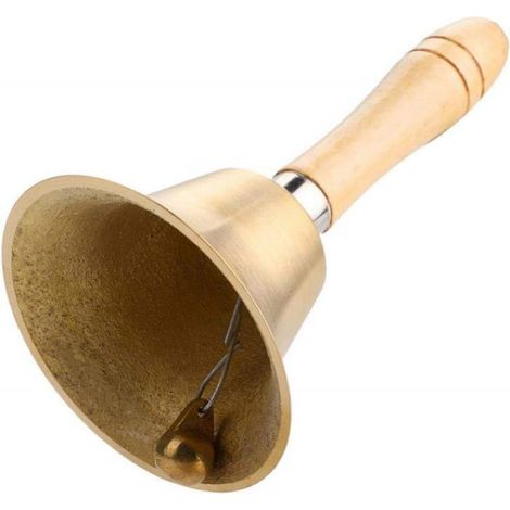 Cloche à main - - 8 cm - Cuivre professionnel - Design naturel - Mixte (1/4)