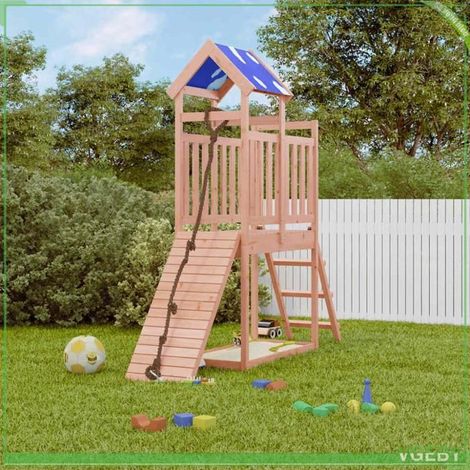 Aire de jeux d'extérieur - 3279068 - Bois de douglas massif - Tour + mur d'escalade + échelle - 52,5x229x215 cm (1/5)
