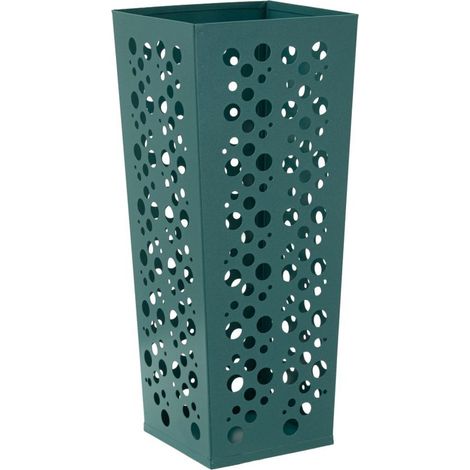 Porte-parapluies en métal vert, 19x19x48 cm – Lit (1/5)