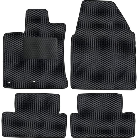 NI015EVAPOD - Jeu complet de tapis de sol EVA pour voiture, compatible avec Nissan Qashqai I 2007-2012 (avec renfort supplémentaire) (1/5)
