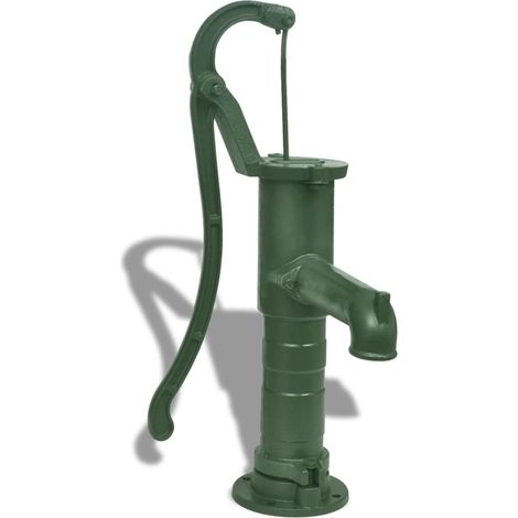 Pompe à eau de jardin avec support Fonte