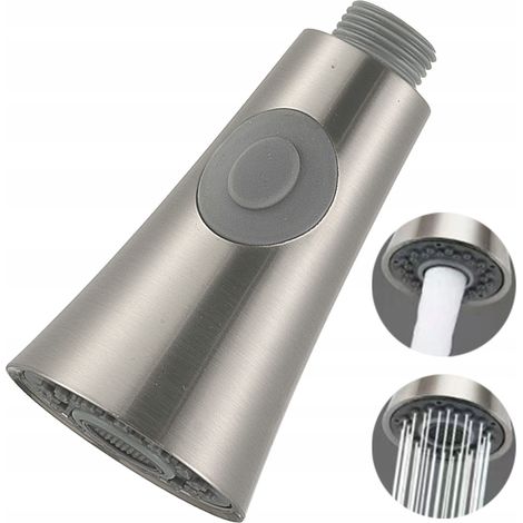 Doccetta con beccuccio estraibile, in acciaio inox (1/4)