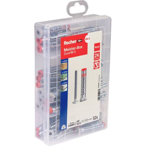 Fischer 573644 MeisterboX DuoHM TX Tasselli per vuoti e cavità 55 mm 52 pz. (1/5)