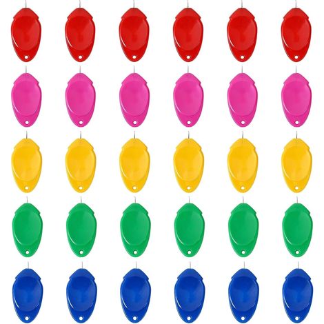 Juego de 30 piezas de enhebradores de agujas de plástico, enhebradores multicolores para manualidades, enhebradores de agujas de coser de plástico, enhebradores de agujas para punto de cruz para costu