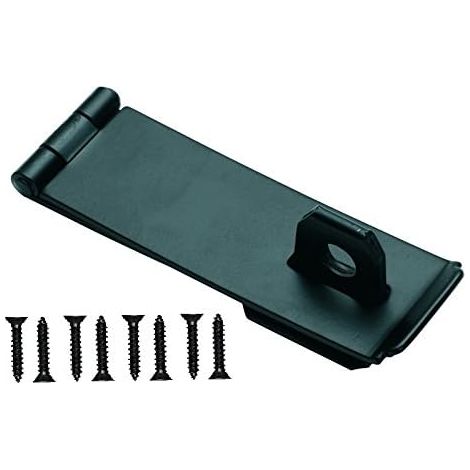 Bulk Hardware TM BH04257 Moraillon de securite noir, Blanc, 75 x 40 mm (1/5)