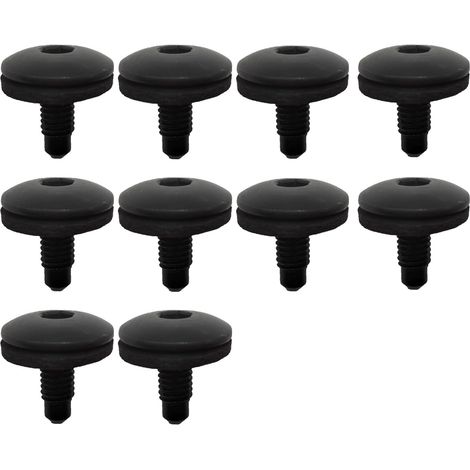 WHT006148 Lot de 10 vis hexagonales pour toit de voiture Compatible avec T5 T6 Compatible avec A4 S4 A5 S5 Q5 R8 RS5 RS4 Vis métalliques M6 x 15 mm (1/5)