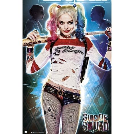 Poster suicide squad harley quinn daddys daddys lil monster