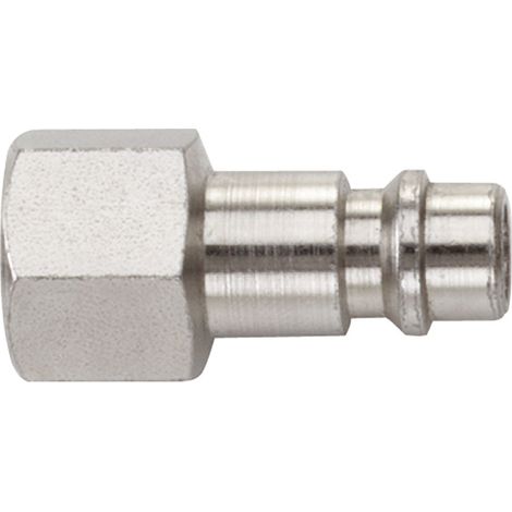 Kit 2 enchufes rapidos macho alemanes rosca 1/4 macho aire Fervi 0783/1M