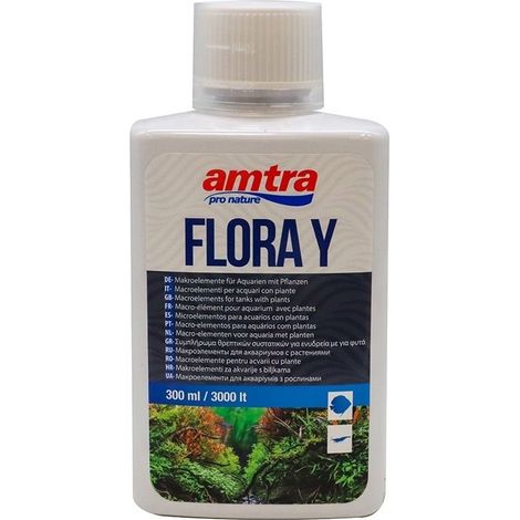 Set 6 pezzi Amtra Flora Y 150 ml: Set 6 pezzi Amtra Flora Y Integratore minerale bilanciato di Nitrato, Fosfato e Potassio Microelementi per acquari con piante