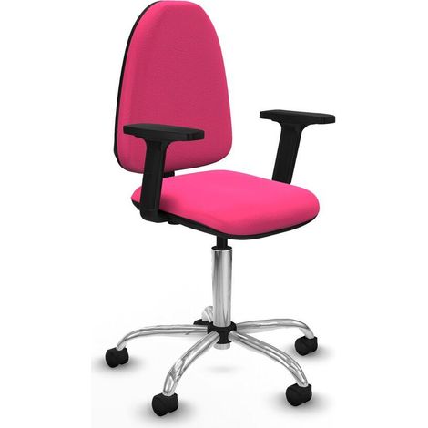 Piqueras-y-crespo Aýna chaise de bureau rose confortable