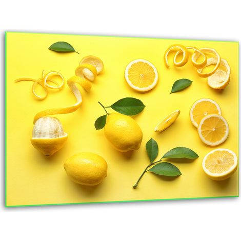 Support pour planche à découper en verre 40x30 fruits