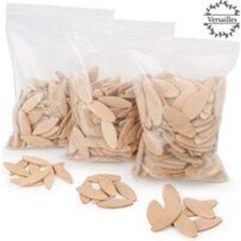 assortiment lamello d’assemblage type Lamello 0, 100 pièces/taille lamelle bois en hêtre massif Idéal pour fraiseuse bois/fraiseuse à lamelles (1/4)