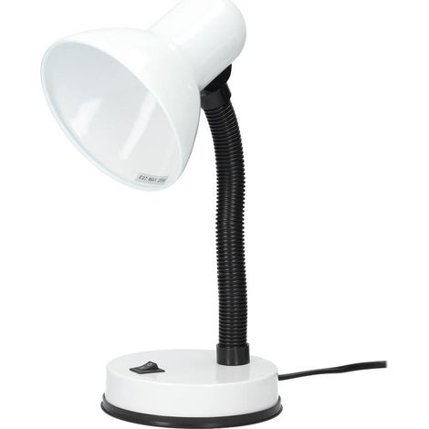 GSC 001900413 Flexo sobremesa Bell E27 Blanco (1/5)
