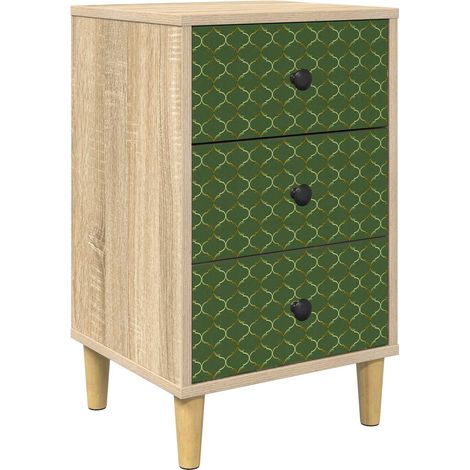 Armadio da Notte GELEEN Rovere Sonoma 36 x 33 x 60 cm vidaXL (1/5)