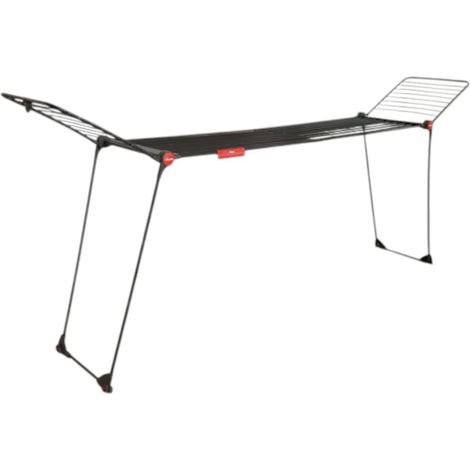 Stendibiancheria Vileda infinity flex ultimate Nero opaco Acciaio 304 x 56 x 128 cm 30 m Estensibile