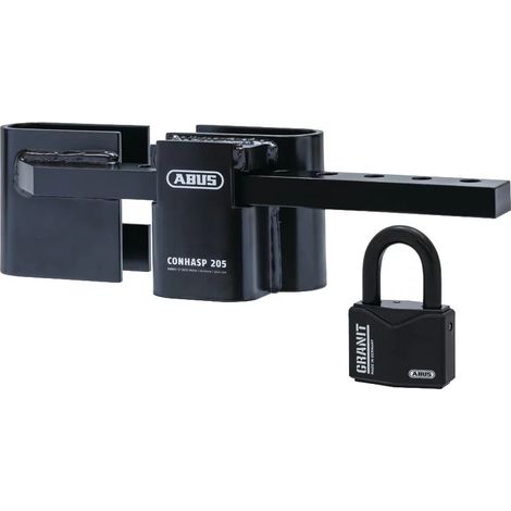 Barre de sécurité amovible + cadenas ABUS