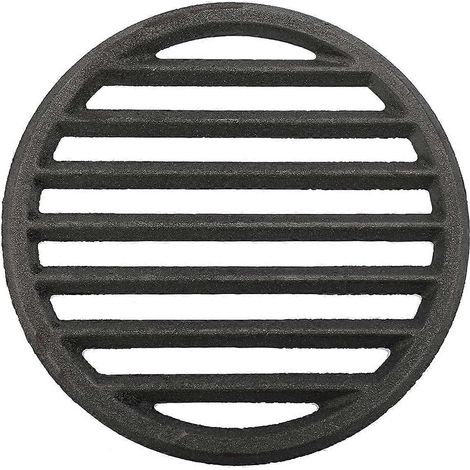 Runder Grillrost aus Gusseisen für Kaminunterbau, Grillplatte für Holzkohle, 23 cm (9 Zoll). (1/5)