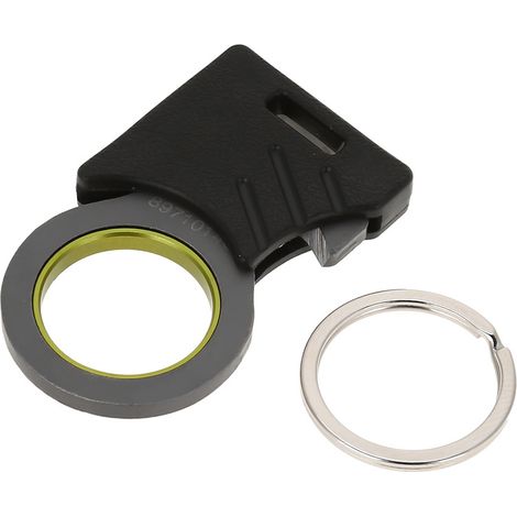 Mini couteau de poche en acier inoxydable, outil de survie extérieur, porte-clés avec boucle de sauvetage, découpe portable (1/5)