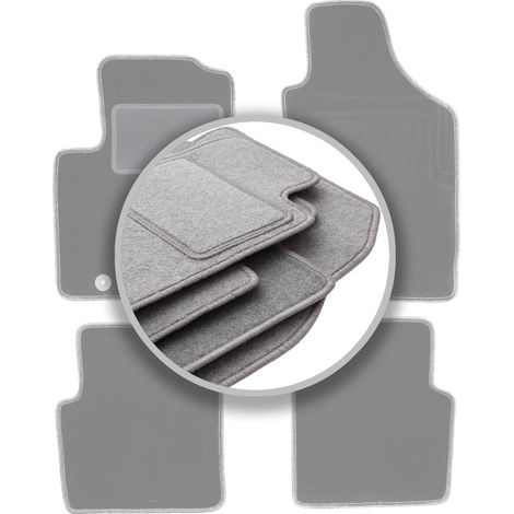 Tapis de sol gris pour Fiat 500 cabriolet, berline (2007-2013) (1/5)