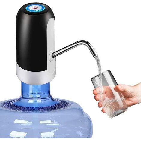 Pompa da tavolo portatile e ricaricabile da 5 litri, ricaricabile tramite USB, dispenser d'acqua automatico, bottiglia con riempimento dal basso, mini dispenser di acqua potabile per campeggio (1/5)