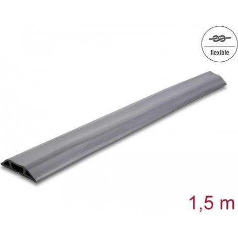 Delock Canaleta de cableado de PVC flexible 70 x 13 mm - longitud 1,5 m gris