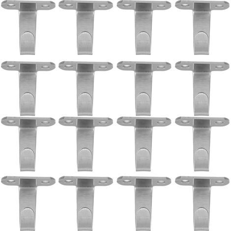 20 crochets plafond, inox, pour suspension et décoration (1/5)
