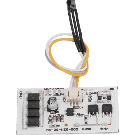 Interrupteur solaire portable, sensible et sans fil pour lampes solaires, adapté aux rubans LED et aux puces LED.