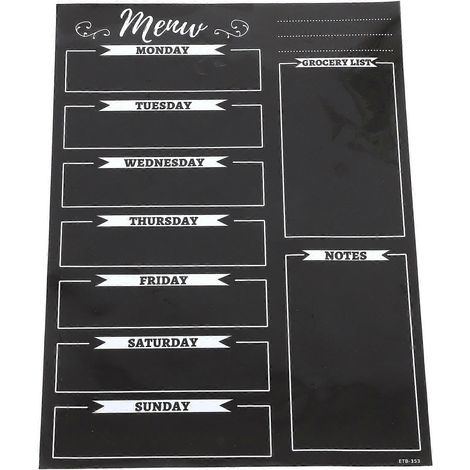 Tableau magnétique autocollant pour réfrigérateur de cuisine - Tableau de menu pour la maison (1/5)