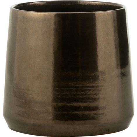 Cache-Pot en Terre Cuite "Terra" 24cm Or (1/3)