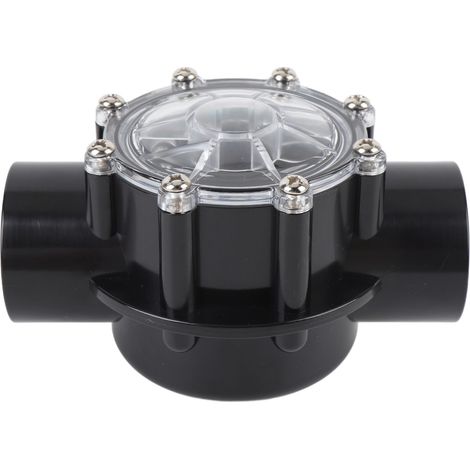 Clapet anti-retour 2 pouces 2 voies droit 180 degrés 7305 pour remplacement de Spa de piscine d'aquarium (1/5)