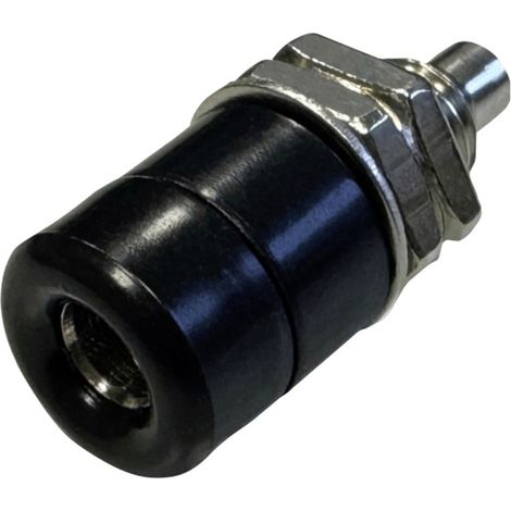 BKL Electronic 072307 Laborbuchse Buchse, Einbau vertikal Stift-Ø: 4 mm Schwarz 1 St. (1/3)