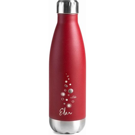 BOTTIGLIA TERMICA INOX EDAN ROSSA - 500 ML (1/5)