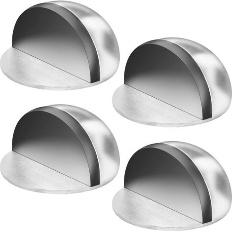 4er-Set Türstopper, Edelstahl, 3M-Klebeband, zum Schutz von Wänden und Hartböden (1/5)