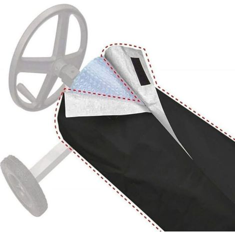 Housse de Protection pour Enrouleur Solaire pour Piscine, Housse de Protection pour Couverture Solaire pour Piscine, Housse de Protection pour Enrouleur pour piscines, Enrouleur Solaire,（490X96）-DOU (1/4)