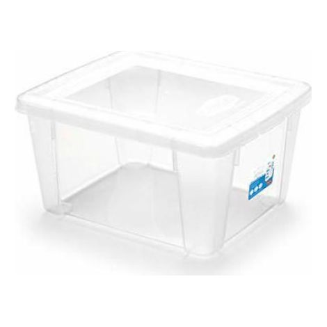 Boîte de rangement - Stefanplast - Visual Box - Polyvalente - 19x16x10 cm - Transparent (1/2)